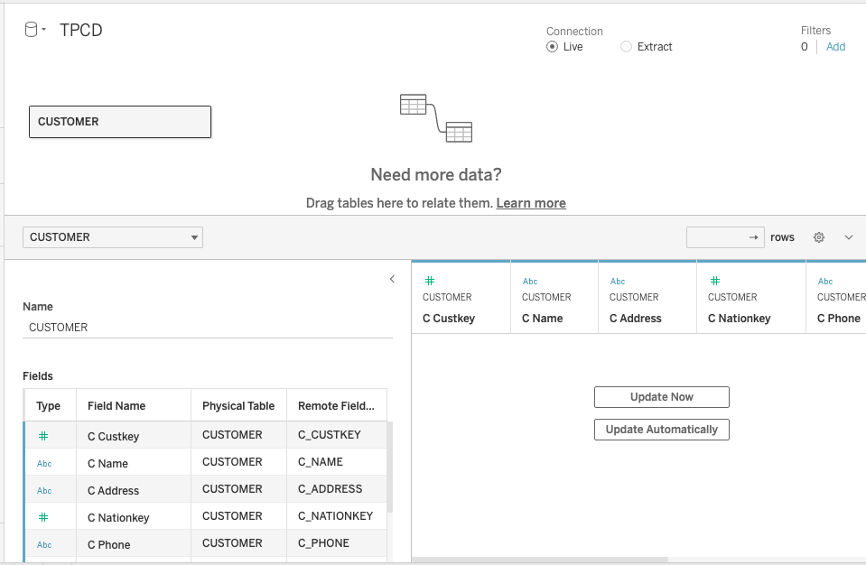 Tableau workbook